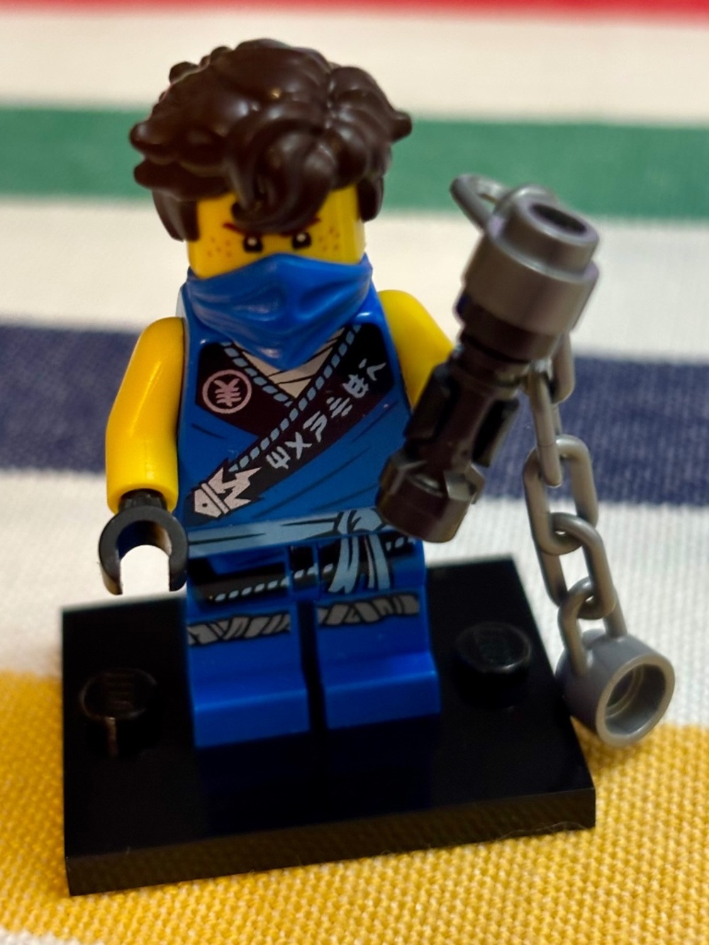 LEGO NINJAGO LEGACY "Jay with Logogram 'MANTER' on Torso" njo0576 LIKE NEW!